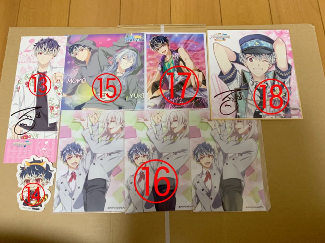 アイドリッシュセブン 百 コースター 写真 色紙