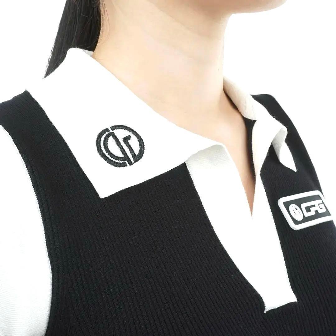 CPG GOLF ブラック スキッパーニットドレス ♡新品未使用♡ゴルフウェア♡