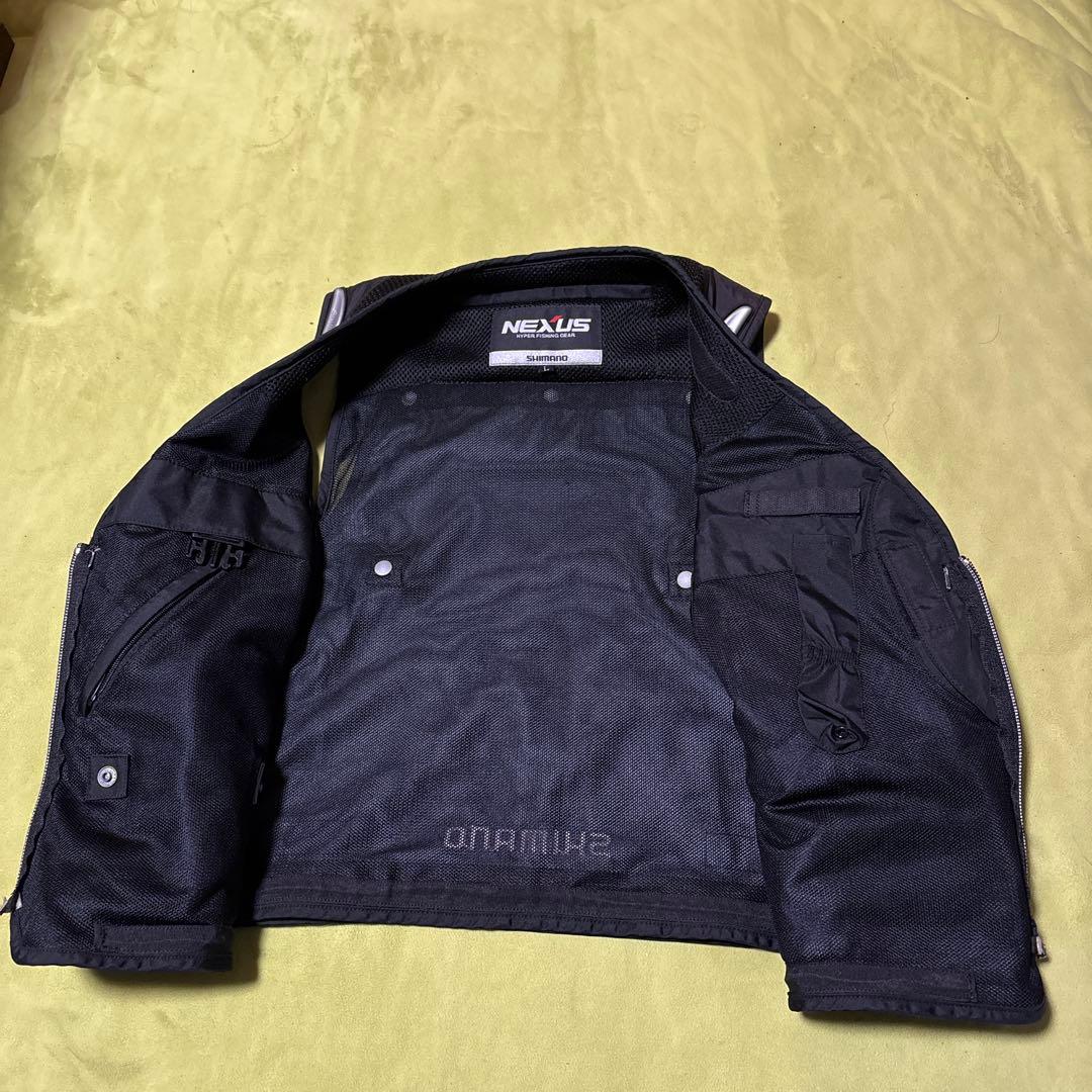 SHIMANO ブラック 鮎 ベスト