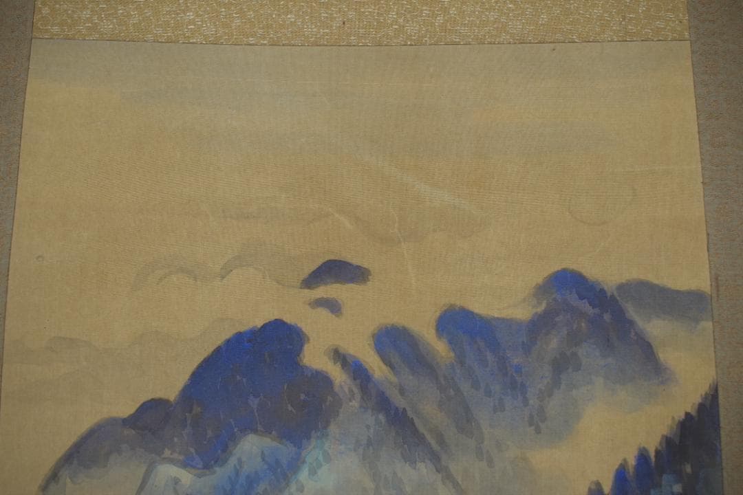 白夷/夏山渓水図/掛軸☆宝船☆Z-629