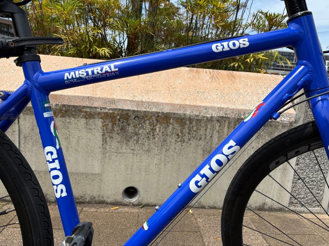GIOS MISTRAL（ジオス ミストラル）クロスバイク カスタムパーツ付き