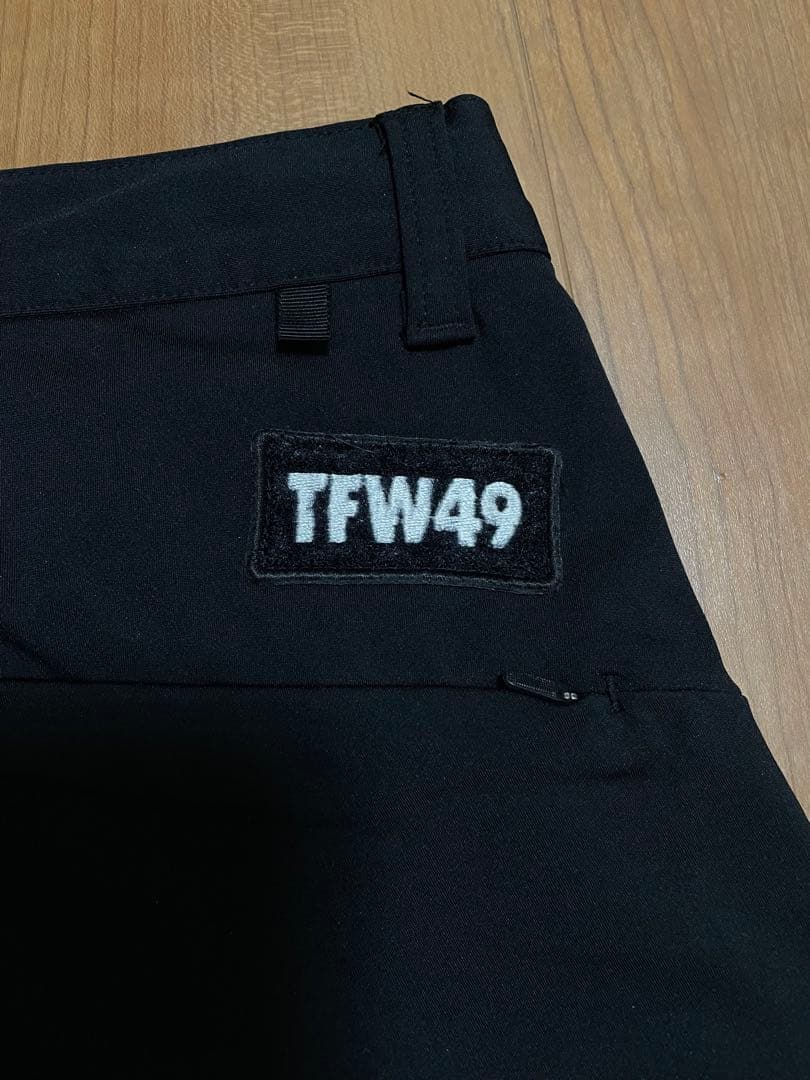 TFW49 アンクルスリムパンツ　ブラック　XS ゴルフ