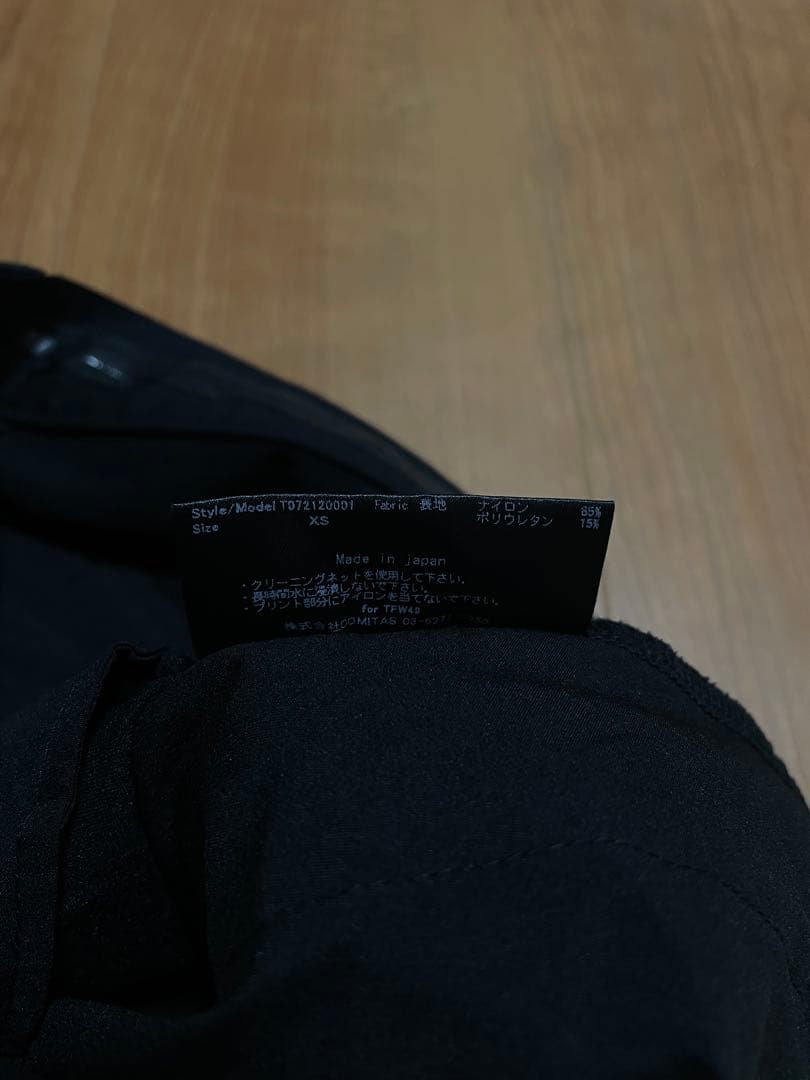 TFW49 アンクルスリムパンツ　ブラック　XS ゴルフ
