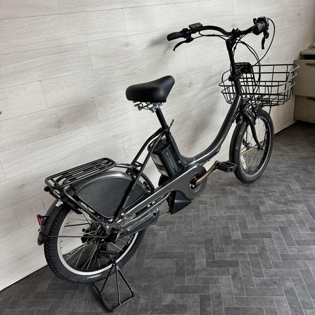 電動アシスト自転車 ブラック 前バスケット付き