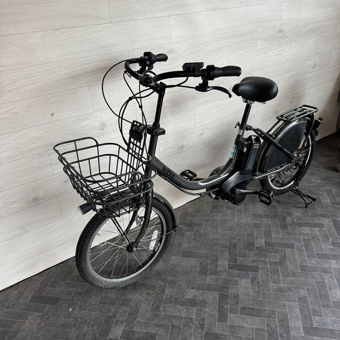 電動アシスト自転車 ブラック 前バスケット付き