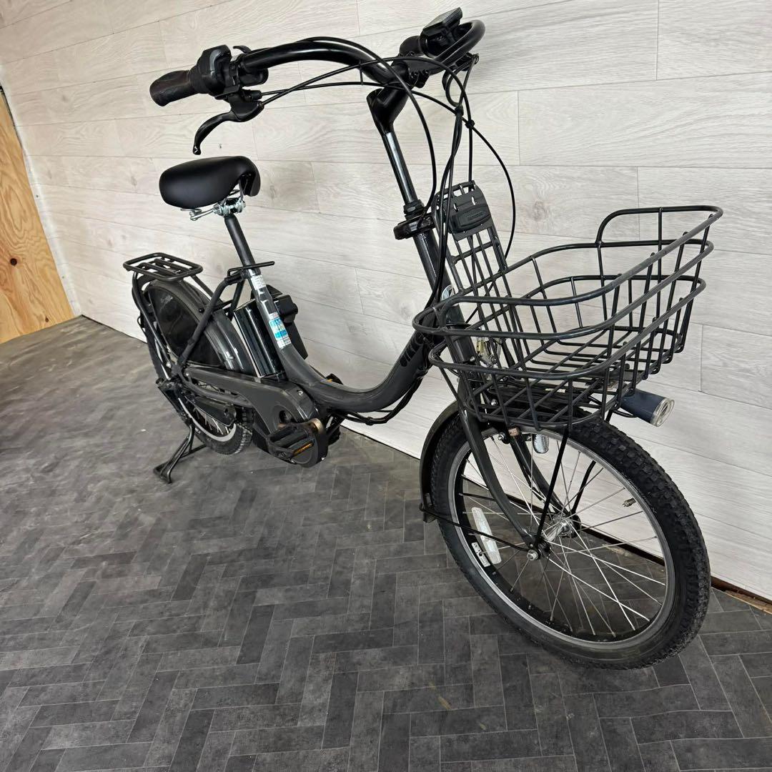 電動アシスト自転車 ブラック 前バスケット付き