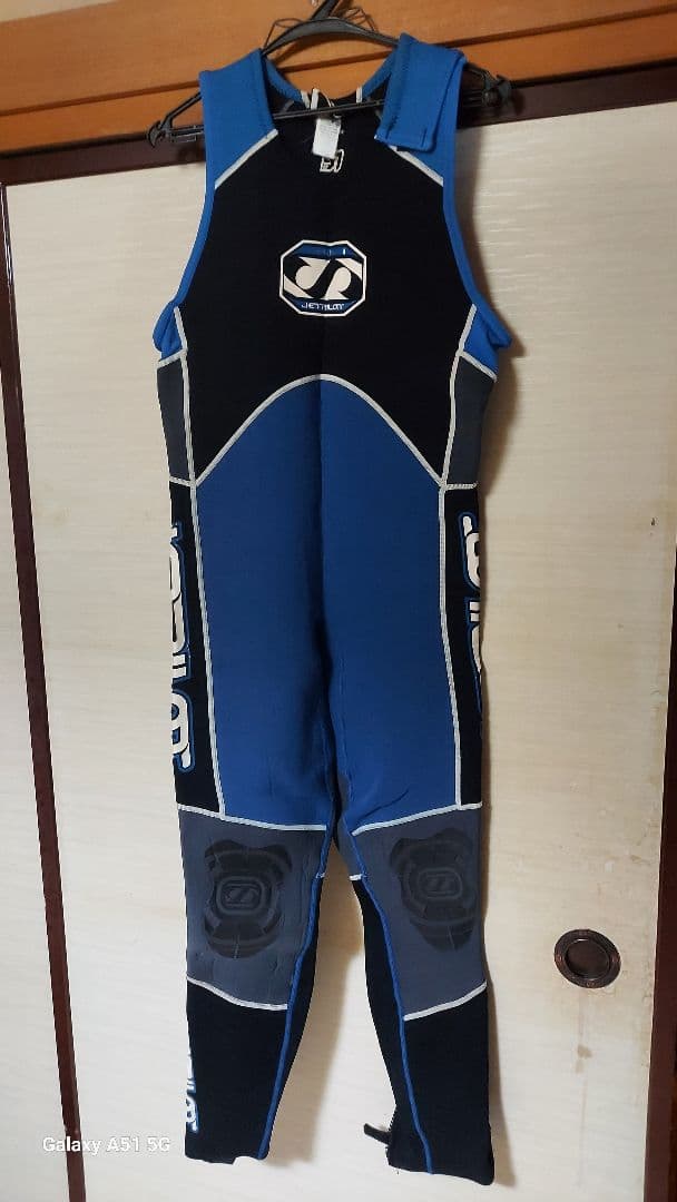 【美品】JETPILOT ウェットスーツ 青 Mサイズ ジェットスキー マリン