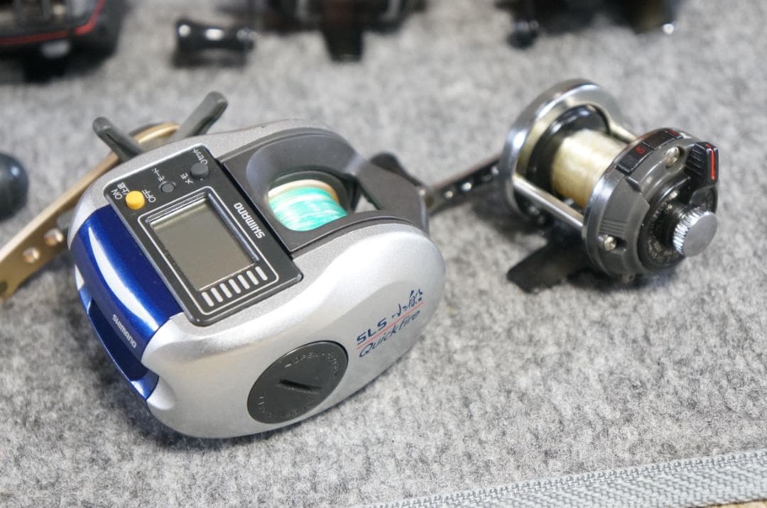 リール5点Quickfire　SLS300小船 Titanos チヌGT1000