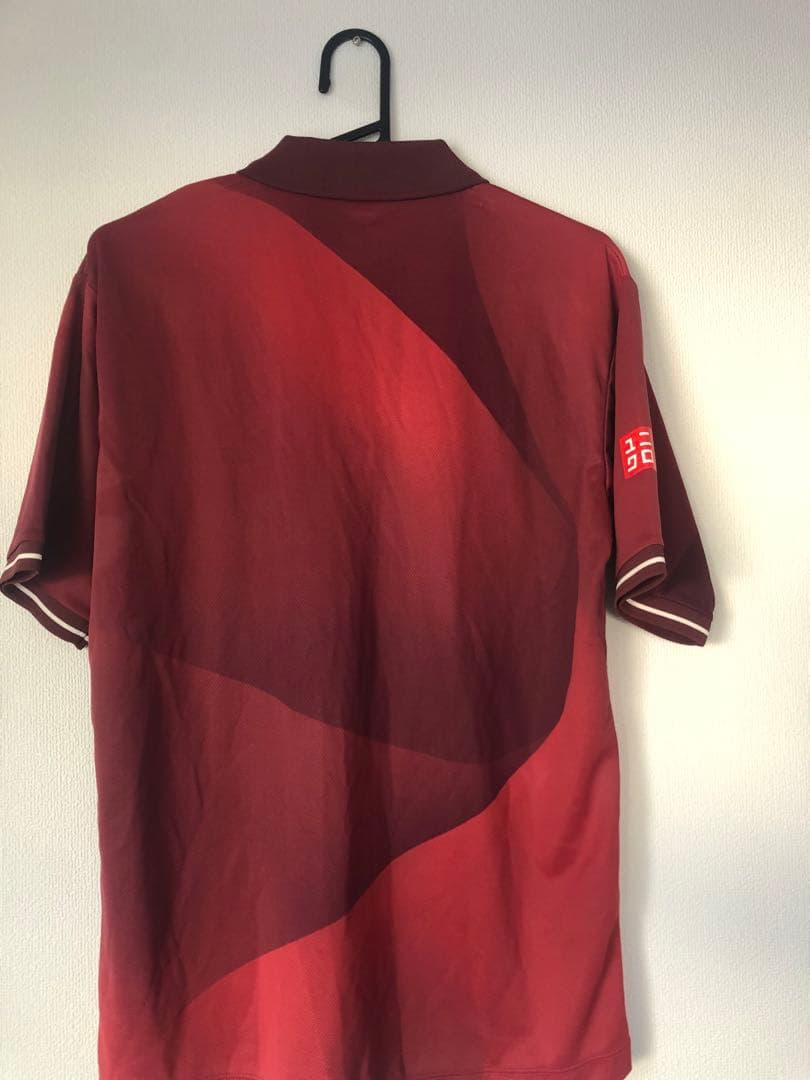 新品未使用　UNIQLO NKドライEXポロシャツ M レッド