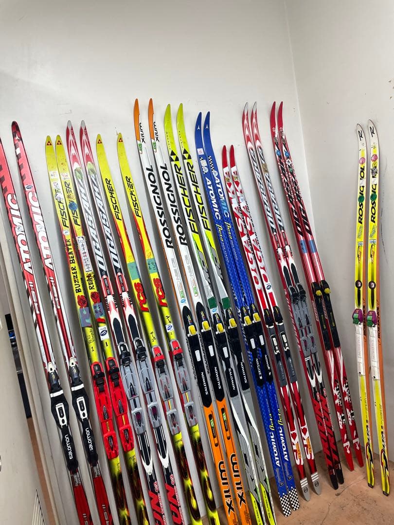クロスカントリースキー板（Rossignol, Fischer, Atomic)