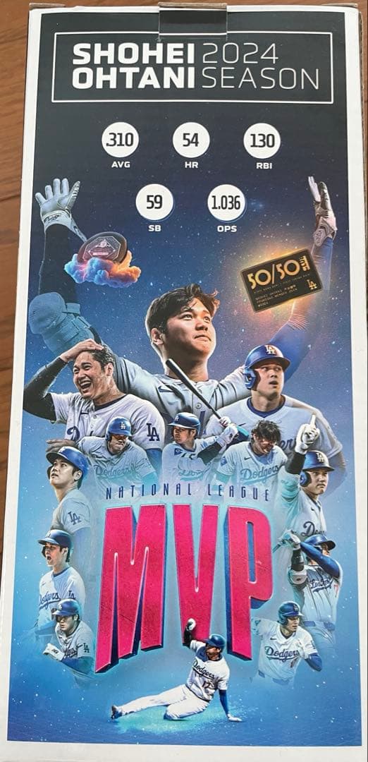 ひ*り様 大谷翔平　ボブルヘッド　2024シーズン ナショナルリーグMVP記念