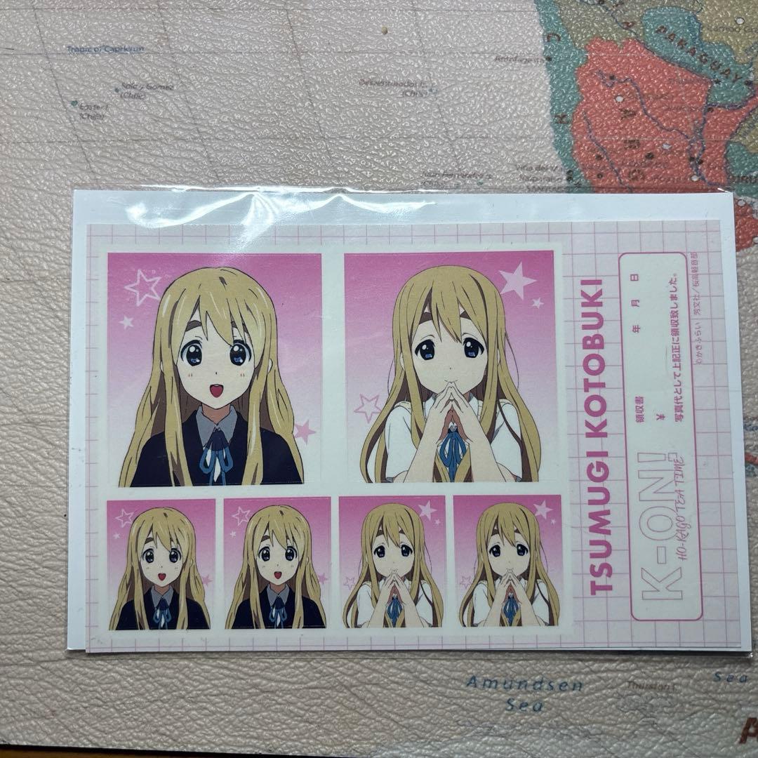 けいおん！　証明写真風ステッカー5枚