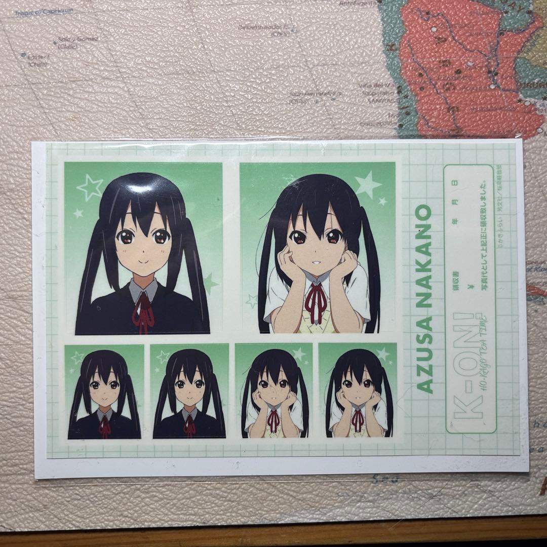 けいおん！　証明写真風ステッカー5枚