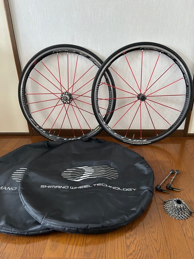【値下げ中‼️】フルクラム　レーシングゼロ　限定レッドスポーク C15