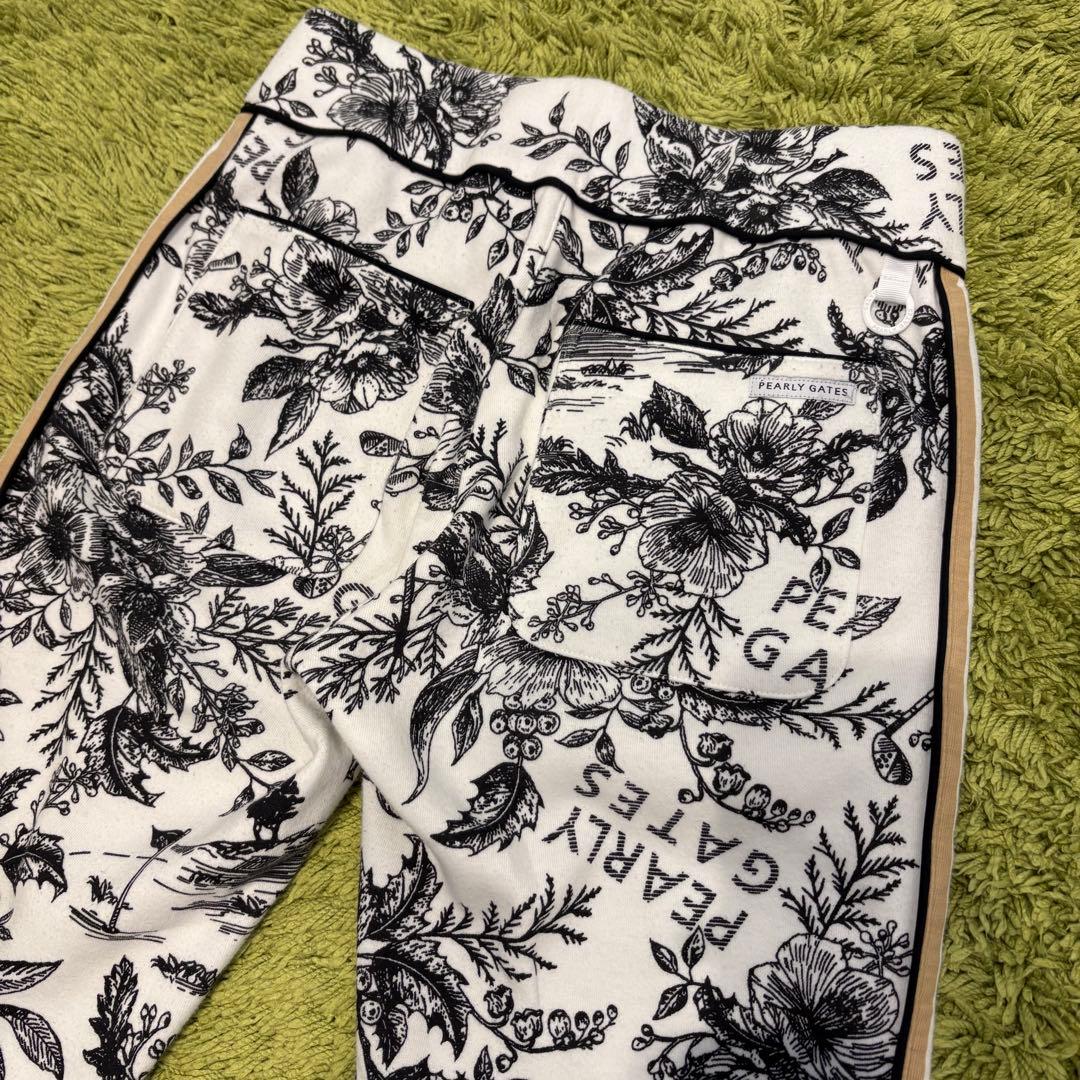 パーリーゲイツ PEARLY GATES スウェットパンツ 花柄 サイズ0 （Ｓ