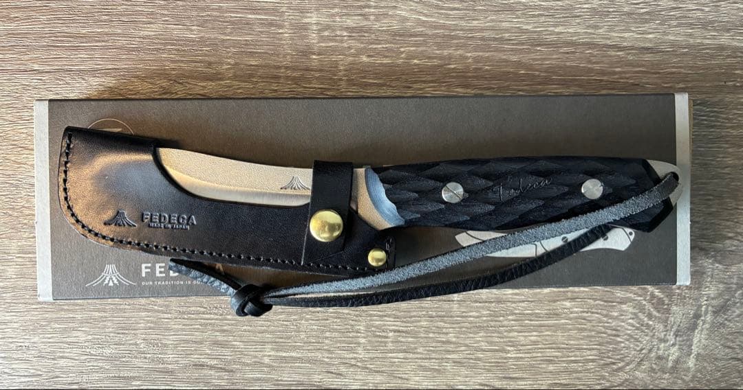 【新品未・使用】FEDECA BUSH CRAFT KNIFE 専用ケース付き