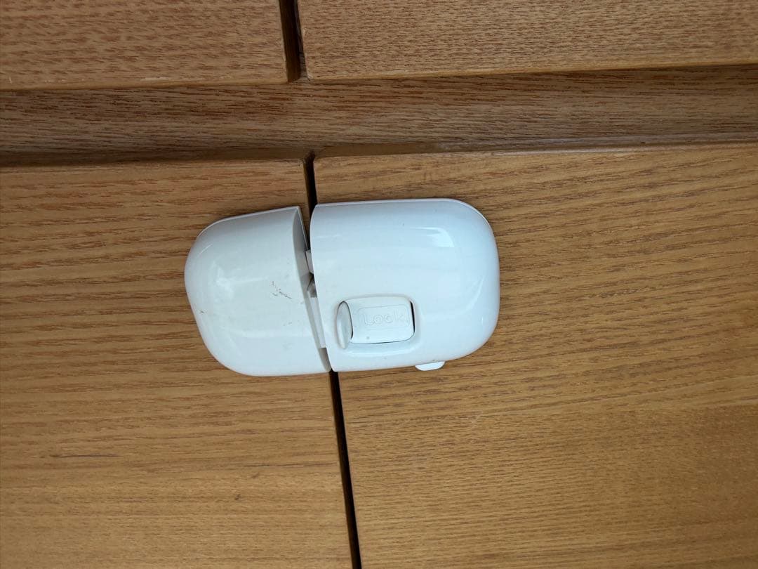 無印良品　タモ材キャビネット 2引き出し 2扉