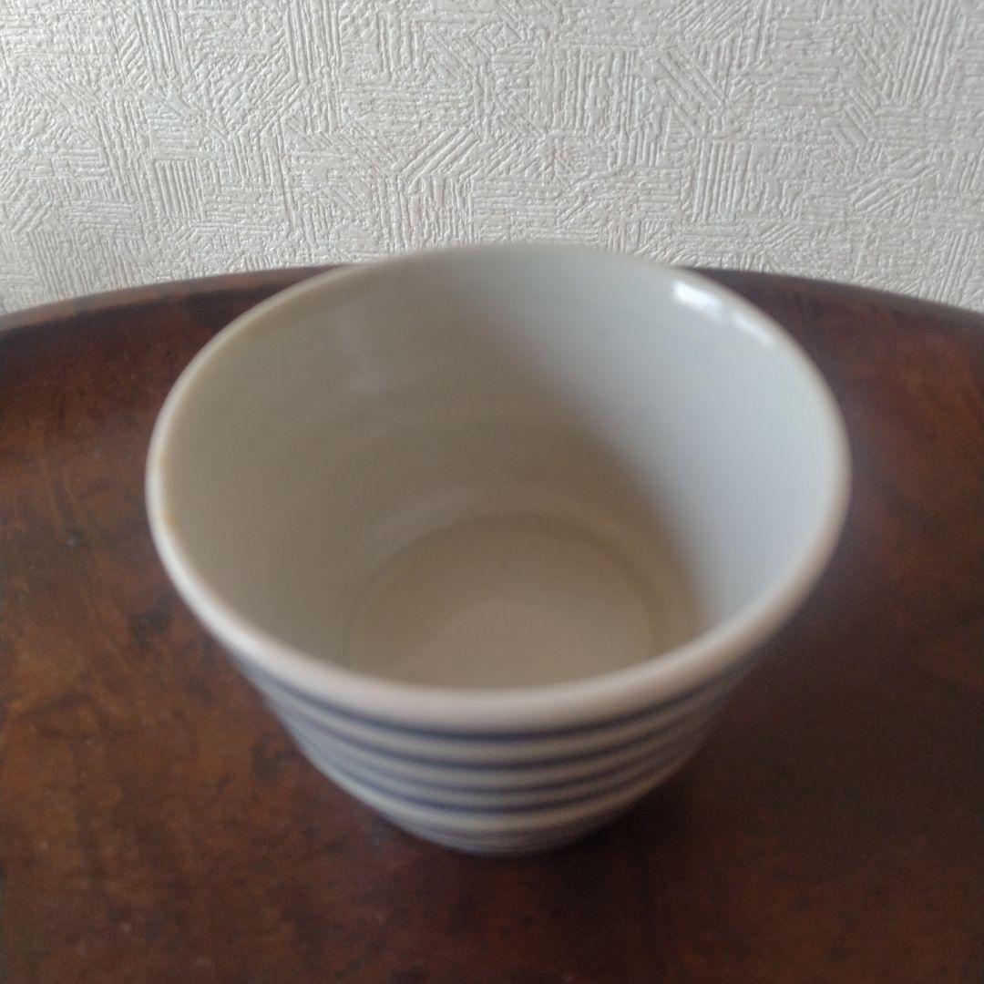 古伊万里染付輪線文蕎麦猪口