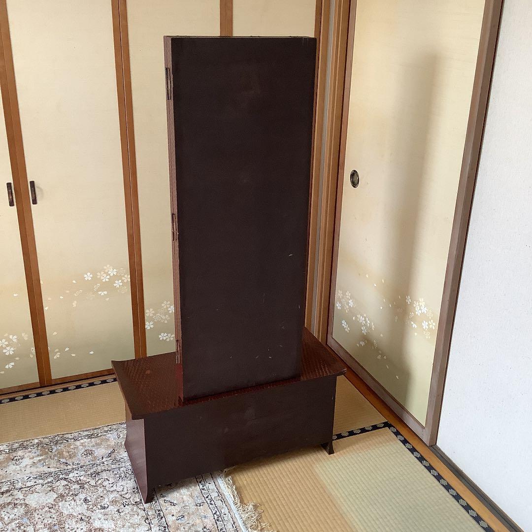 和風の三面鏡