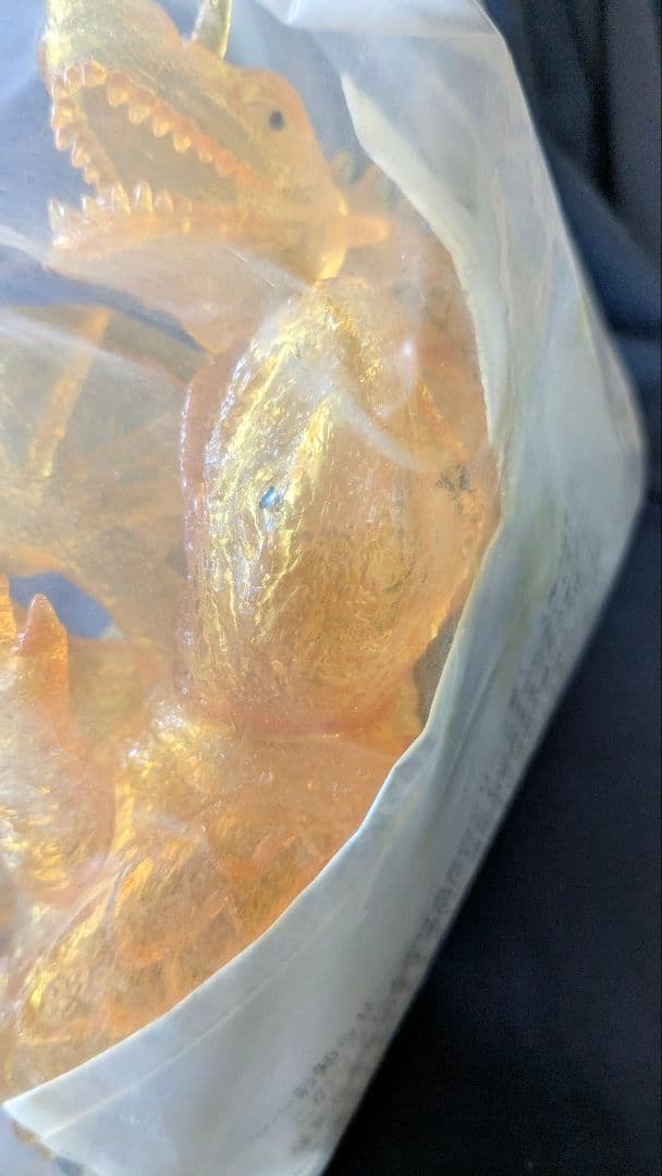 怪獣愛蔵組 ガメラ ギャオス バラゴン？ソフビ クリア
