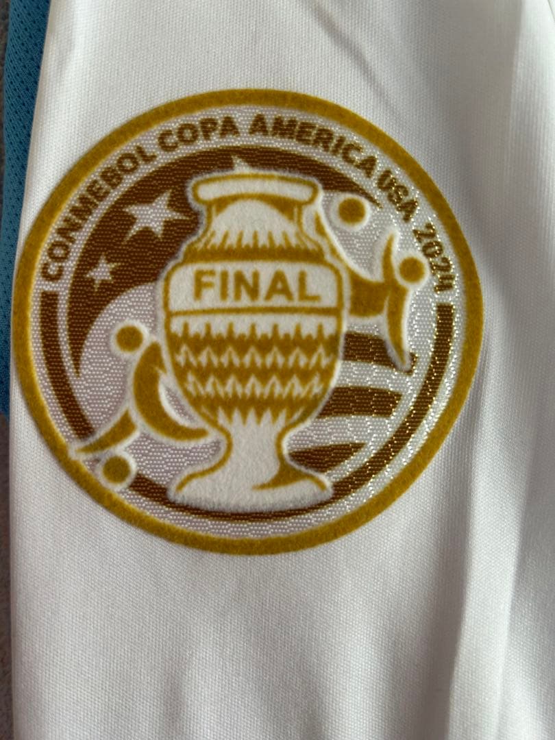 アルゼンチン代表　メッシ　ホーム　長袖　コパアメリカ決勝　新品未使用タグ付2XL