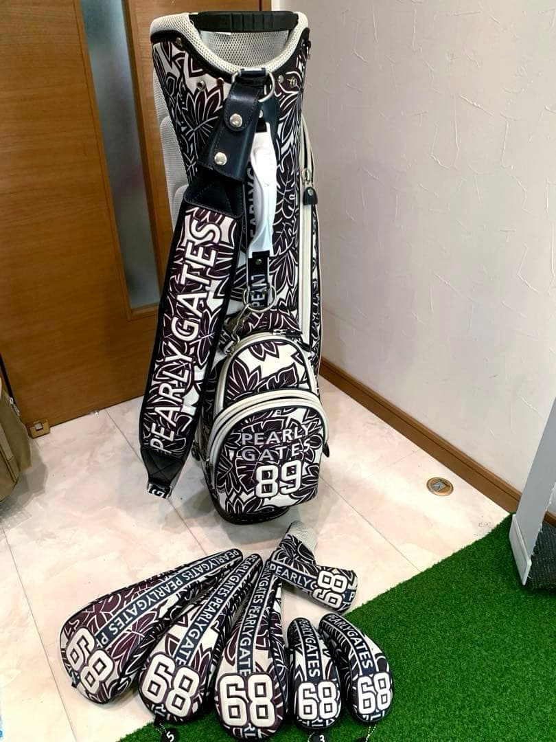 正規品　パーリーゲイツ　スタンドキャディバッグ　ヘッドカバーセット　ユニセックス