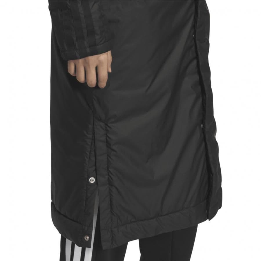 新品adidasアディダスボアキルティングベンチコートXL黒ブラック