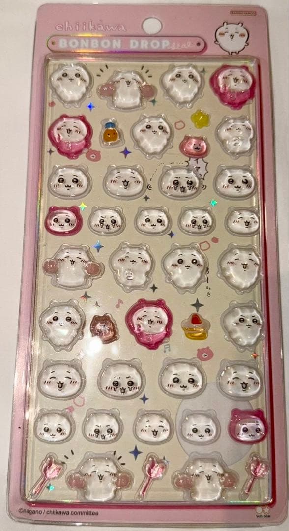 【正規品】ちいかわ ボンボンドロップ シール　16枚セット
