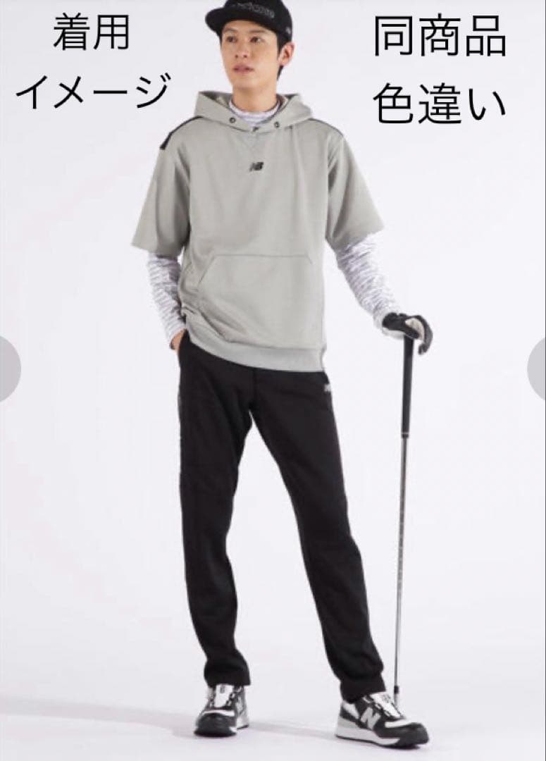 ニューバランスゴルフ メンズ 半袖 フード付 プルオーバー 未使用タグ付 XL