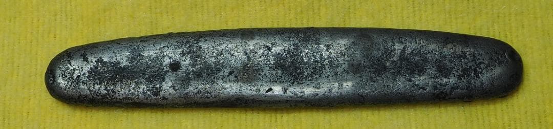 虎舌丁銀　重さ78.86g　長さ107.8mm