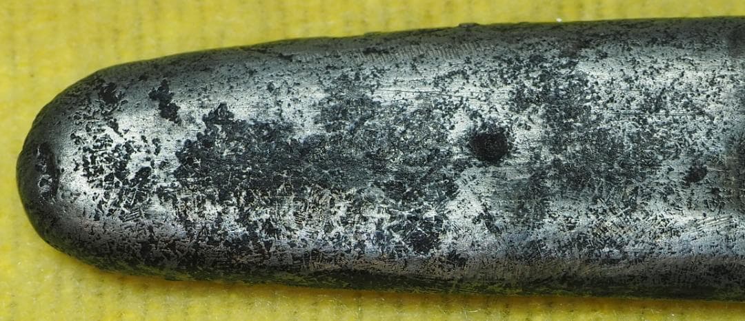 虎舌丁銀　重さ78.86g　長さ107.8mm