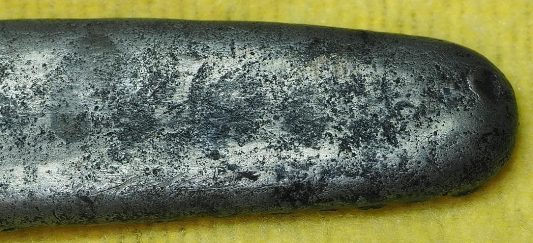虎舌丁銀　重さ78.86g　長さ107.8mm