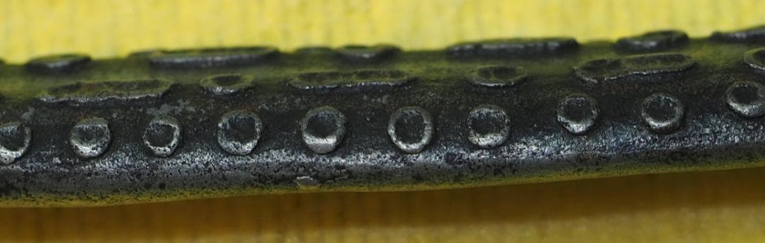 虎舌丁銀　重さ78.86g　長さ107.8mm