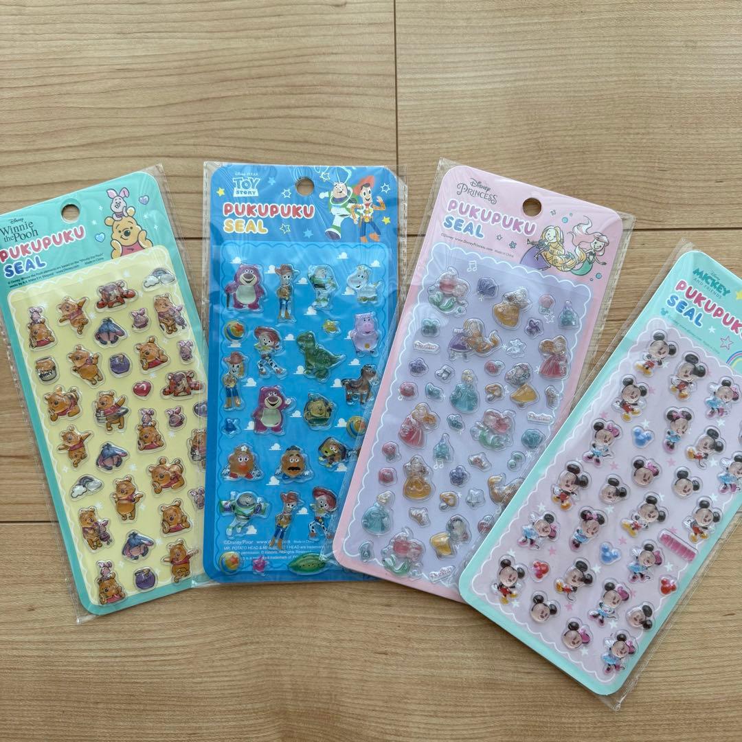 シール手帳完成品、立体シールまとめ売り