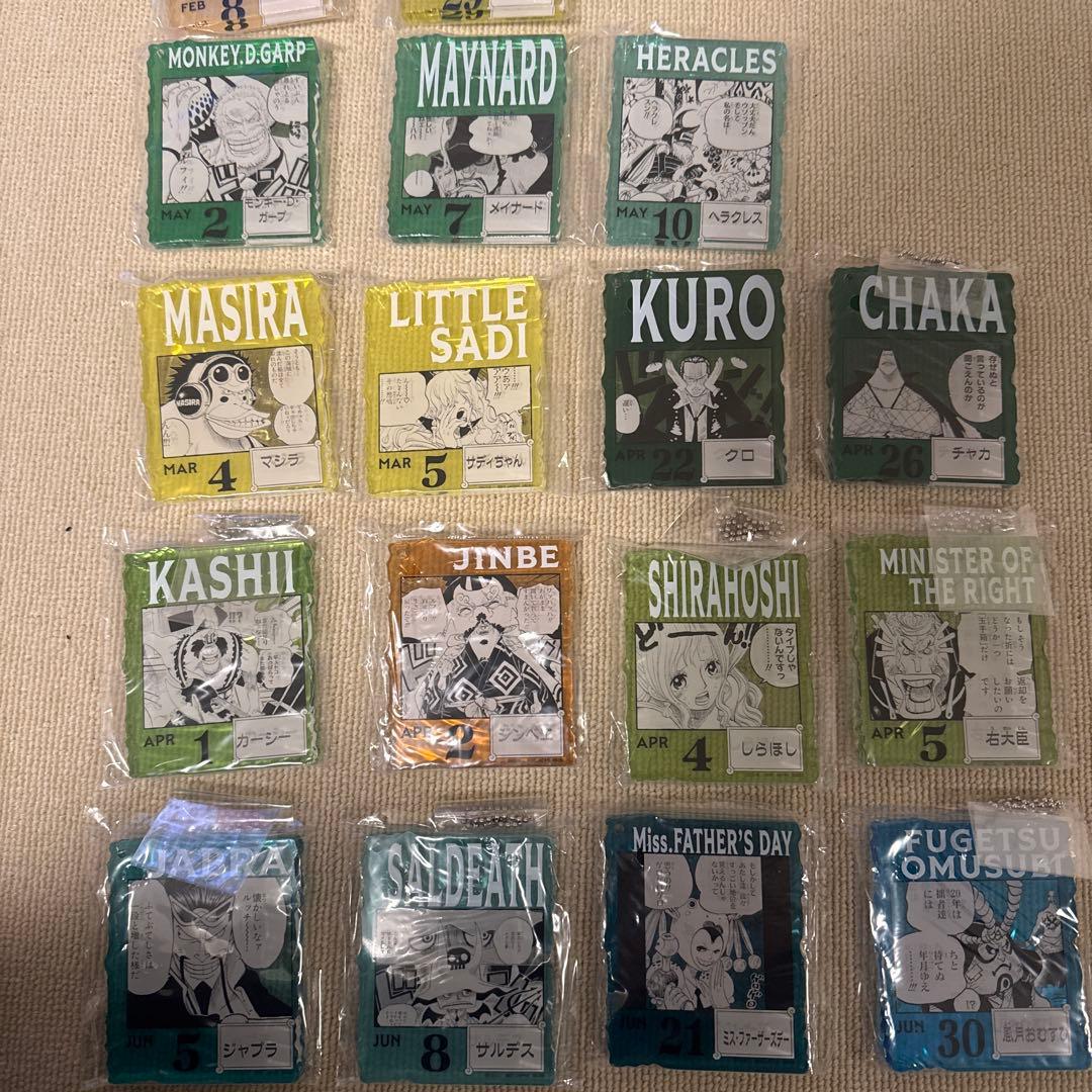 ワンピースベースショップくじ　アクリルブロックチャーム