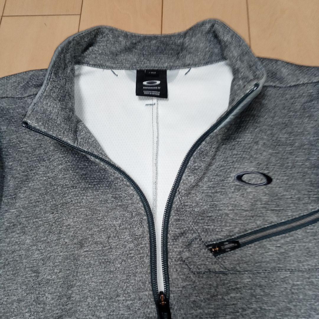【美品】OAKLEY オークリー ジップアップ パフフリース ゴルフウェア XL