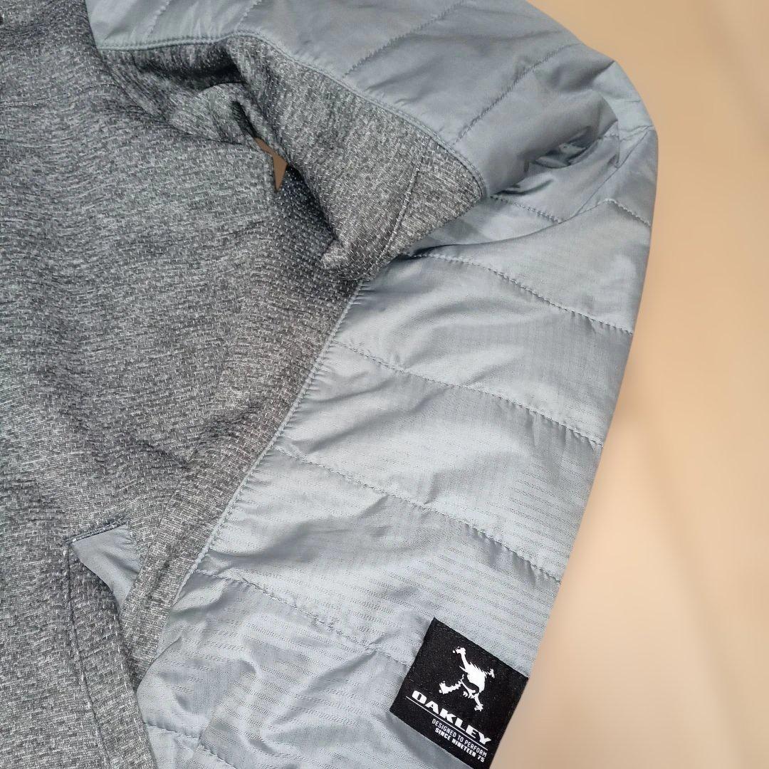 【美品】OAKLEY オークリー ジップアップ パフフリース ゴルフウェア XL