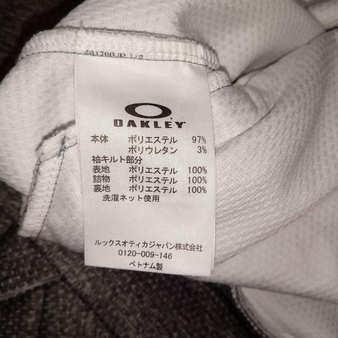 【美品】OAKLEY オークリー ジップアップ パフフリース ゴルフウェア XL