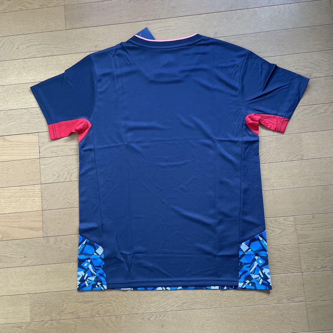 ヨネックスYONEX バドミントン日本代表モデルゲームウェア新品　XLブルー