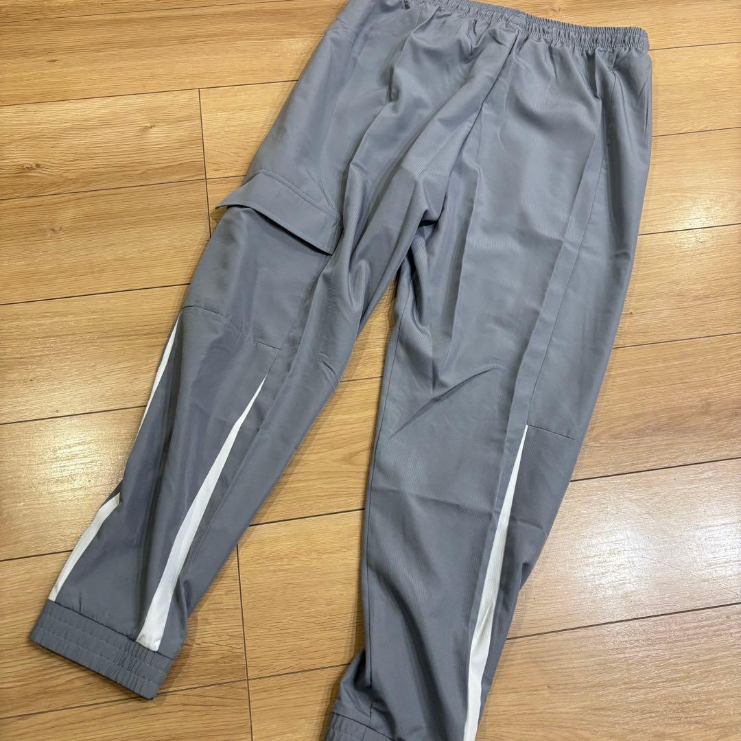 新品　アディダス　adidas 上下セット　グレー　ウーブン　ウインド　2XL