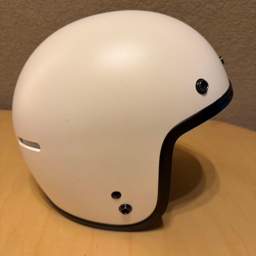 ELECTRIC ホワイト ジェットヘルメット❗️超美品❗️