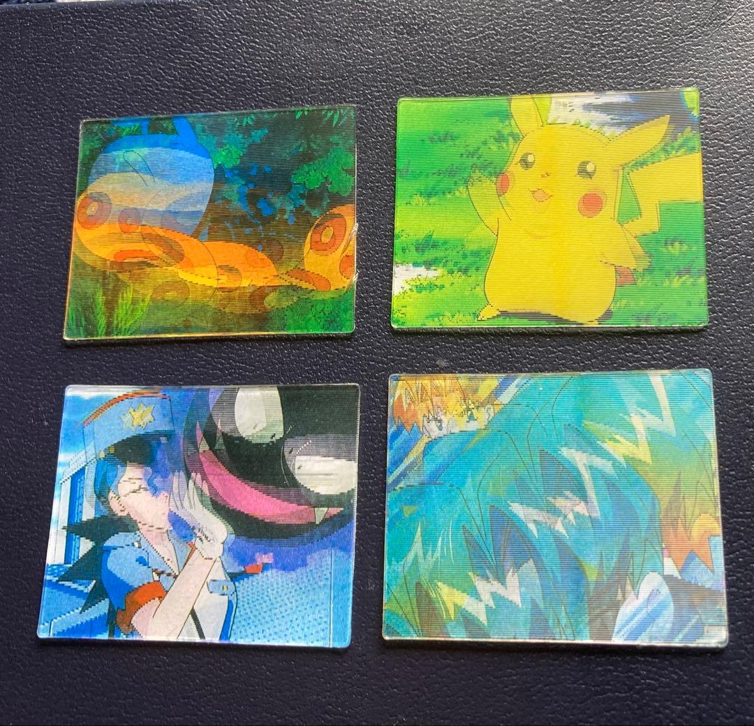 ポケットモンスター第2弾 明治スーパーチェンジカード 4枚セット超ヴィンテージ