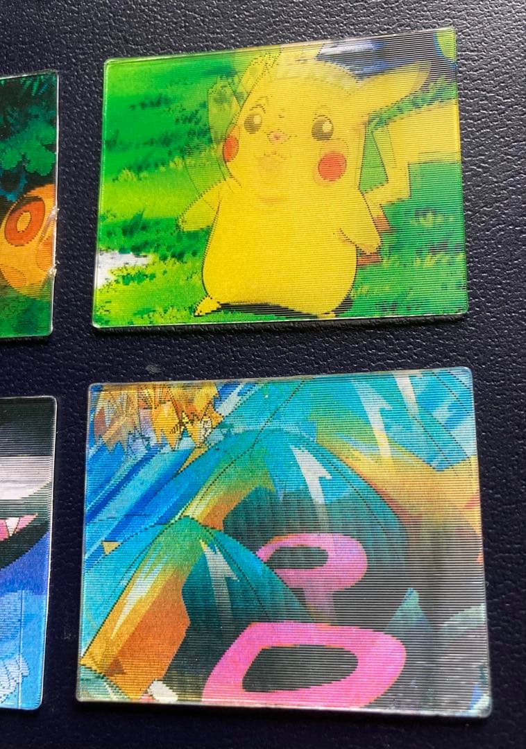 ポケットモンスター第2弾 明治スーパーチェンジカード 4枚セット超ヴィンテージ