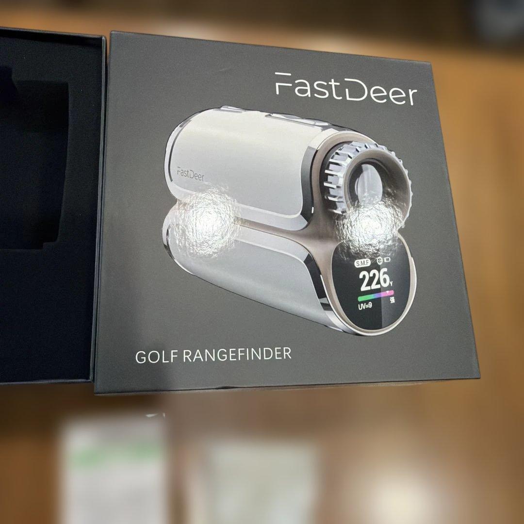 ゴルフ用距離計　Fast Deer 白