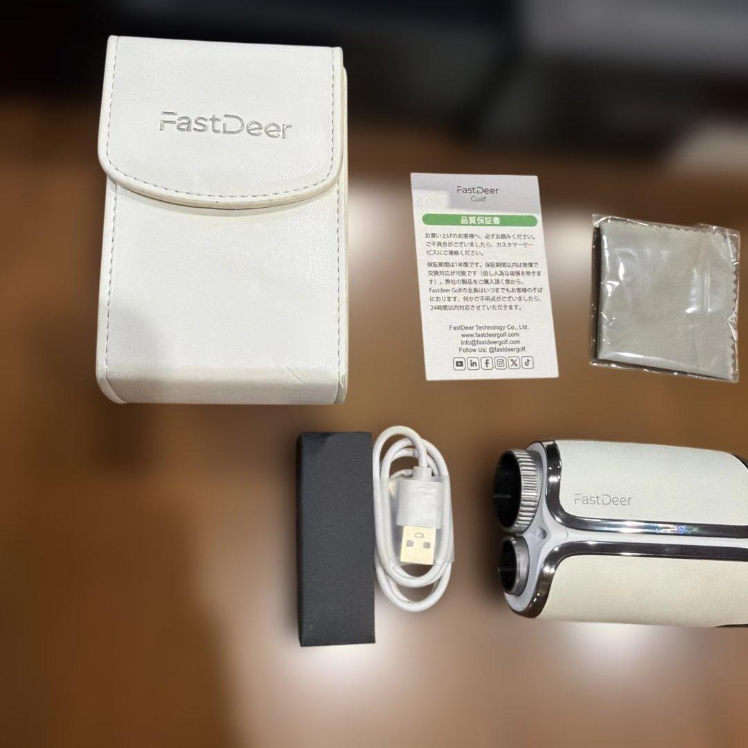 ゴルフ用距離計　Fast Deer 白
