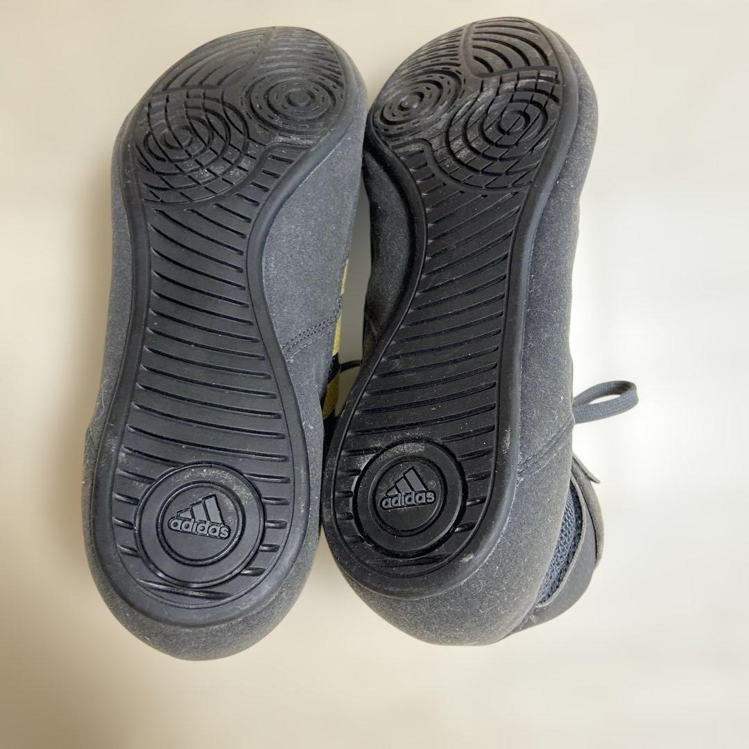 adidas レスリングシューズ 黒/金 ハイカット