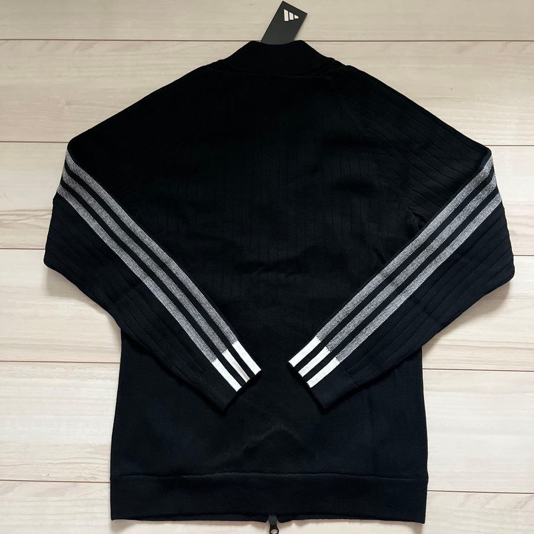 新品　アディダス　ゴルフ　防風　ニット　ジャケット／スカート　上下　L 黒黒