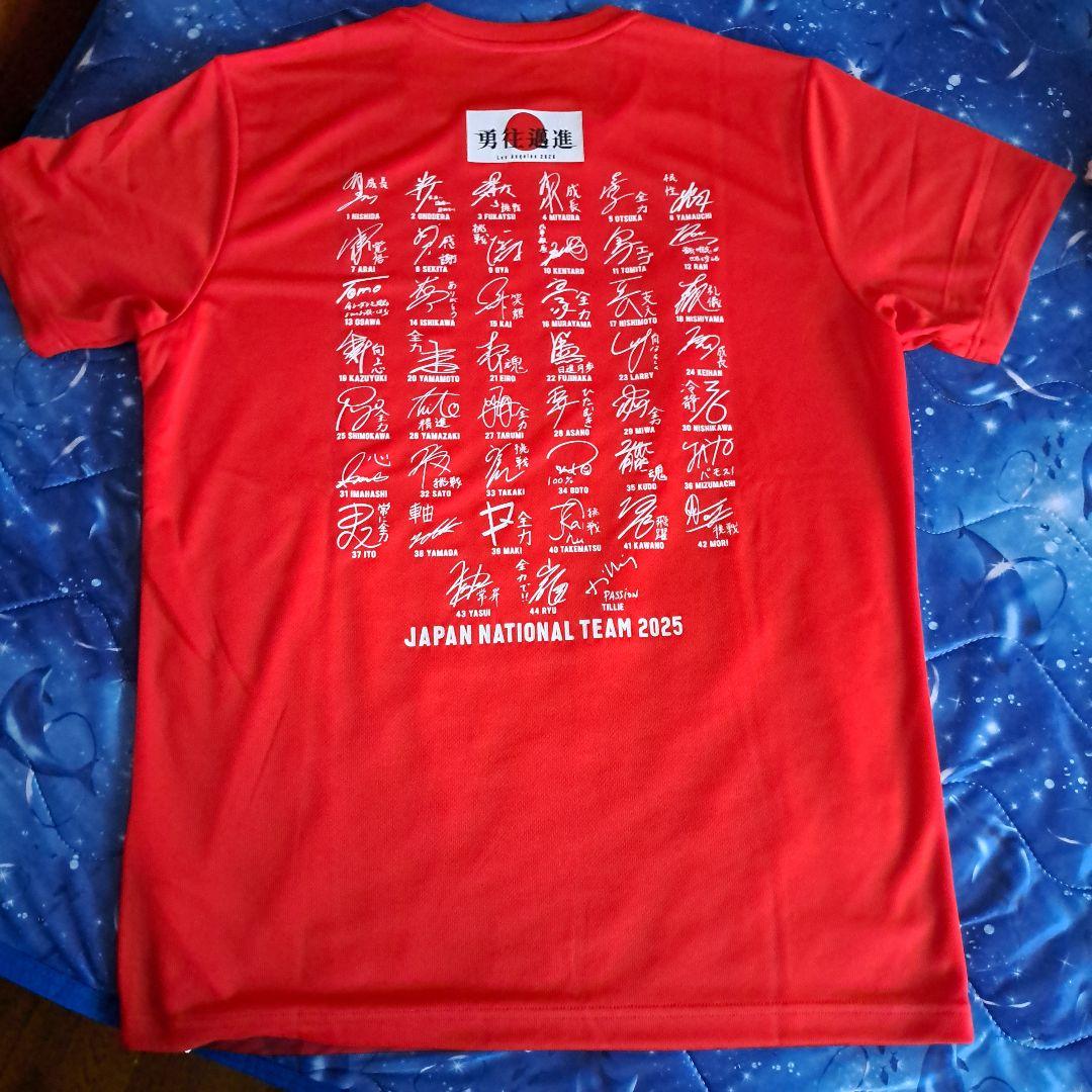 ASICS CAPCOM 全日本男子バレーボール応援Tシャツ XL
