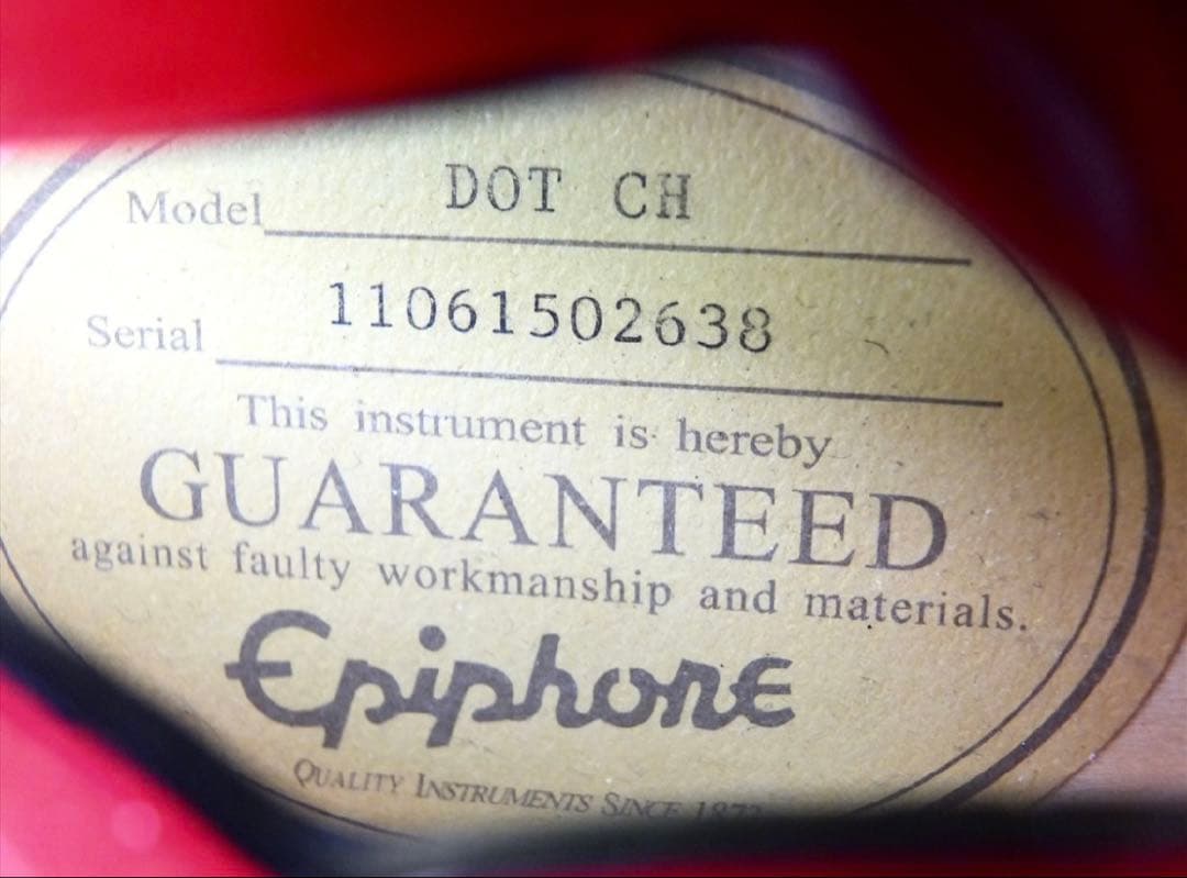 美品虎　Epiphone ES-335 limited edition カスタム