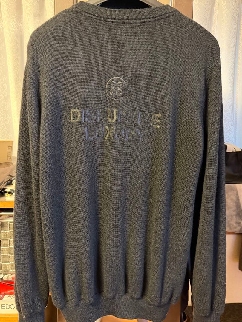 G/FORE メンズ裏地付きセーター ブラック 【美品】